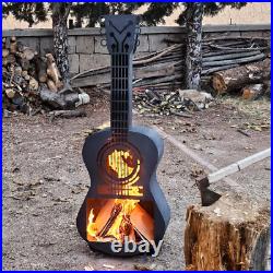 Fire Pit, Metal Guitar Fire Pit, Handmade 52 Metal Fire Pit Fire Pit, Metal Guitar Fire Pit, Handmade 52 Metal Fire Pit