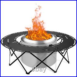 Fire Pit Solo Stove Surround Tabletop, Suitable for Bonfire Wood Burning Outdoor