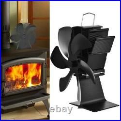 Fireplace Fan Heating Tools Wood-burning Stove 6-blade Reusable Durable