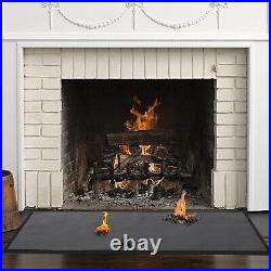 Fireproof Rugs for Fireplace Wood Burning Stove 36 x 48 Fire Proof Mat for