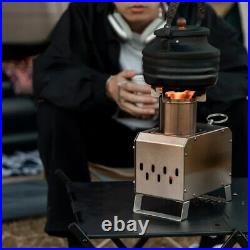 Firewood Square Stove Fire Heater Stove Picnic Hiking Camping Wood Burner Stove Firewood Square Stove Fire Heater Stove Picnic Hiking Camping Wood Burner Stove