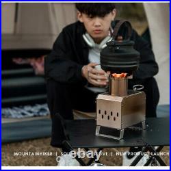 Firewood Square Stove Fire Heater Stove Picnic Hiking Camping Wood Burner Stove Firewood Square Stove Fire Heater Stove Picnic Hiking Camping Wood Burner Stove