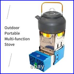 Flame Cube Portable Wood Burning Camping Stove Outdoor Battery USB Power Bank