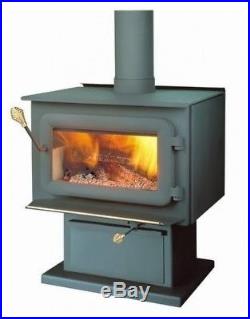 Flame FL-043 60000 BTU Free Standing 1.8 Cubic Ft Wood Burning Stove From The