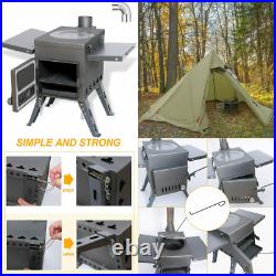 Fltom Camp Tent Stove, Portable Wood Burning Stove High Efficiency