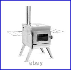 Fltom Camping Wood Stove, Portable Hot Tent Stove with Sectional Chimney Pipe Fltom Camping Wood Stove, Portable Hot Tent Stove with Sectional Chimney Pipe