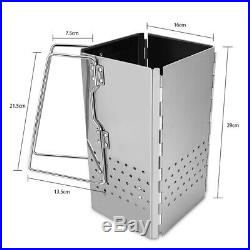 Foldable Outdoor Stainless Steel Wood Stove Survival Wood Burning Camping Stove