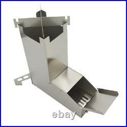 Foldable Wood Burning Camping Rocket Stove With