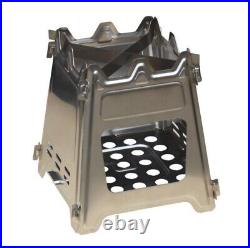 Folding Stainless Steel Charcoal/ Wood Burning Stove