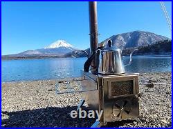 Folding Stainless Steel Portable Outdoor Camping Cooking Wood FIRE Stove 240cm