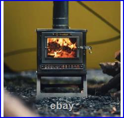 Folding Titanium Wood Stove for Camping and Outdoor Cooking Folding Titanium Wood Stove for Camping and Outdoor Cooking