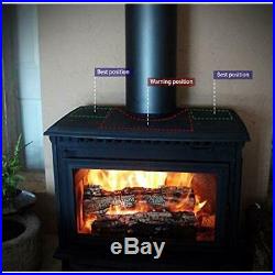 Ful-hope Upgraded 4-Blade Fireplace Fan, Heat Powered Wood Stove For Burning/Log
