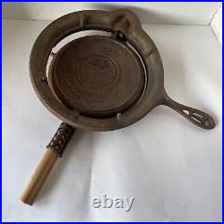 GRISWOLD Waffle Maker #8 Vintage Cast Iron American PAT No. 151 Erie PA 1922