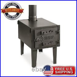 GUIDE GEAR Outdoor Wood Stove Adjustable Air Vent Camp Warmer Coffee Sauce Pans GUIDE GEAR Outdoor Wood Stove Adjustable Air Vent Camp Warmer Coffee Sauce Pans