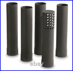 GUIDE GEAR Outdoor Wood Stove Adjustable Air Vent Camp Warmer Coffee Sauce Pans