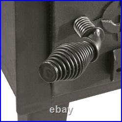 GUIDE GEAR Outdoor Wood Stove Adjustable Air Vent Camp Warmer Coffee Sauce Pans