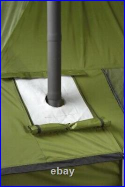 GUIDE GEAR Outdoor Wood Stove Adjustable Air Vent Camp Warmer Coffee Sauce Pans