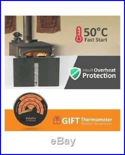GalaFire Silent Heat Powered Wood Stove Fan for Pellet / Wood Burning Stove Log