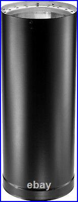 Galvanized Stainless Steel Double Wall Pipe for Wood Burning Stove 6 Diameter Galvanized Stainless Steel Double Wall Pipe for Wood Burning Stove 6 Diameter