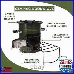 GasOne Premium Wood Burning Rocket Stove Camping for Backpacking, Hiking, RV GasOne Premium Wood Burning Rocket Stove Camping for Backpacking, Hiking, RV