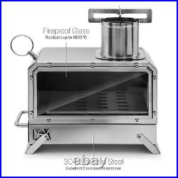 GoHawk Portable Wood Burning Camp Stove 9.5 Mini Heater Burner with Fireproo GoHawk Portable Wood Burning Camp Stove 9.5 Mini Heater Burner with Fireproo