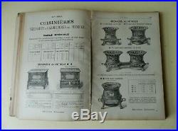 Godin 1898 Album/Catalogue Cast Iron Cookers/Wood Burning Stoves/Baths etc