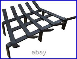 HIFLAME Fireplace Log Grate Steel Fire Grate for Wood Burning Stove 17 Inch