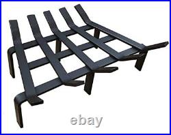 HIFLAME Fireplace Log Grate Steel Fire Grate for Wood Burning Stove 17 Inch
