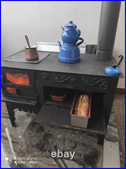 Handmade Wood coal Stove Cooking Large Baking Oven Camping Survival Wood Burning