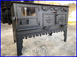 Handmade Wood coal Stove Cooking Large Baking Oven Camping Survival Wood Burning