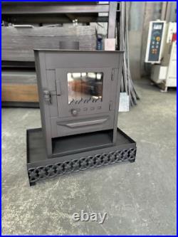 Hearth with Tiny Fireplace Caravan Stove Mini Heating Stove Wood Burning Stove