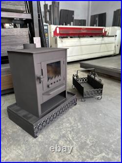 Hearth with Tiny Fireplace Caravan Stove Mini Heating Stove Wood Burning Stove