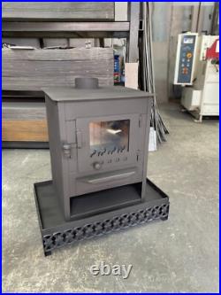 Hearth with Tiny Fireplace Caravan Stove Mini Heating Stove Wood Burning Stove