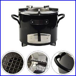 Heat Efficient Wood Burning Stove Perfect for Camping and Outdoor Cooking Needs