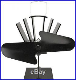 Heat Powered Fan For Use With Wood Burner, Coal Stove Top Eco Friendly Pair