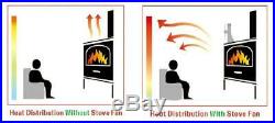 Heat Powered Stove Fan Eco Wood Burning Log Burner Fireplace Blower Fans Tools