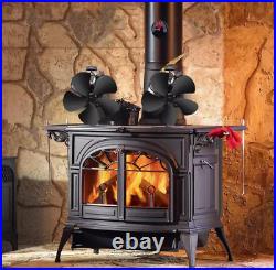 Heat Powered Wood Stove Fan with 5-Blade, Quiet Fireplace Wood Burning Eco-Frien