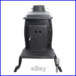 Heavy Duty Cast Iron Wood Burning Stove Heat Heater Rustic Camping Workshop Shop