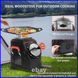 High-end Outdoor Wood Stove for Cooking Unique Design and Dutting-edge Stove-A