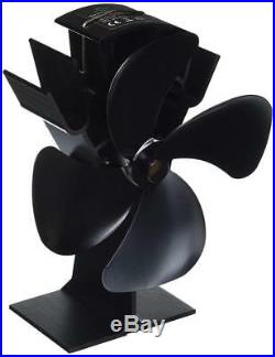Home-Complete HC-7002 Heat Powered Fan for Wood Burning Stoves or