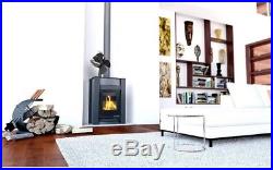 Home-Complete Heat Powered Wood Burning Stove Fan Eco Fan Fire Place Black New