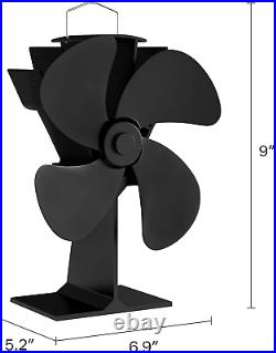 Home-Complete Stove Fan- Heat Powered Fan For Wood Burning Stoves Or Fireplaces