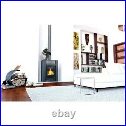 Home Complete Stove Fan Heat Powered Wood Burning Fireplace Blower Black