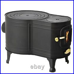 Honma Seisakusyo Factory Wood-burning stove ASW-60B Black Authentic Rare