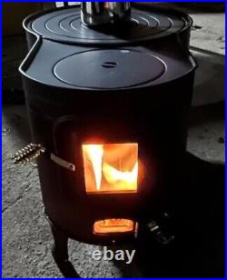 Honma Wood Stove Stainless Steel Black Heat Resistant with Window ASW-60B Honma Wood Stove Stainless Steel Black Heat Resistant with Window ASW-60B