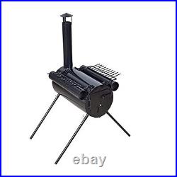 Hot Tent Stove Jack Wood Burning Heater With Vent Pipe Kit For Winter Portable