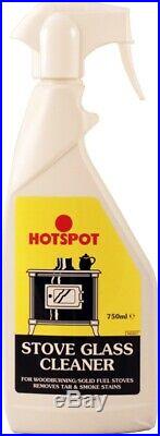 Hotspot Stove Glass Cleaner 750ml Spray Woodburning / Solid Fuel Stoves