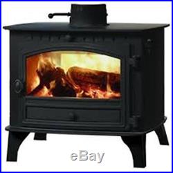Hunter Herald 14 Double Sided Multi Fuel Stove Wood Burning Fire 14kW