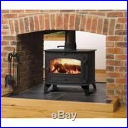 Hunter Herald 14 Double Sided Multi Fuel Stove Wood Burning Fire 14kW