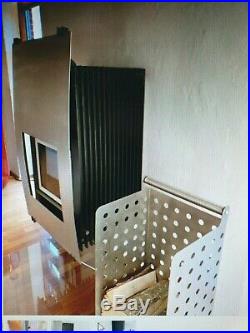 Hwam Wall Designer wood burning stove remote control Clean burn morso